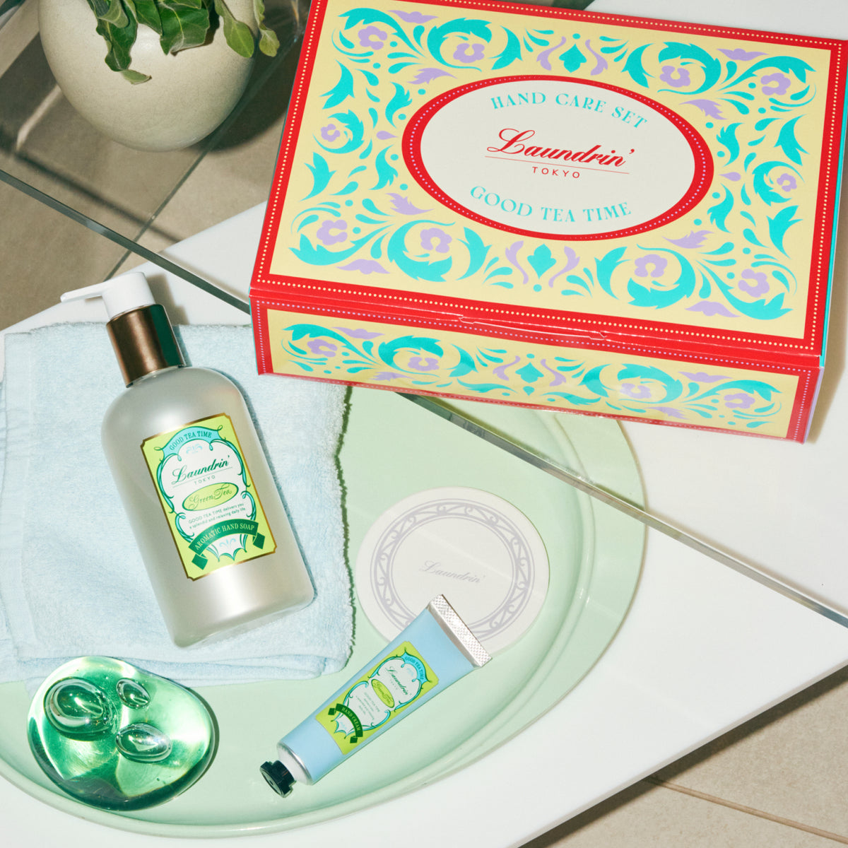 ランドリンTEA ハンドケアセット グリーンティーの香り – Laundrin