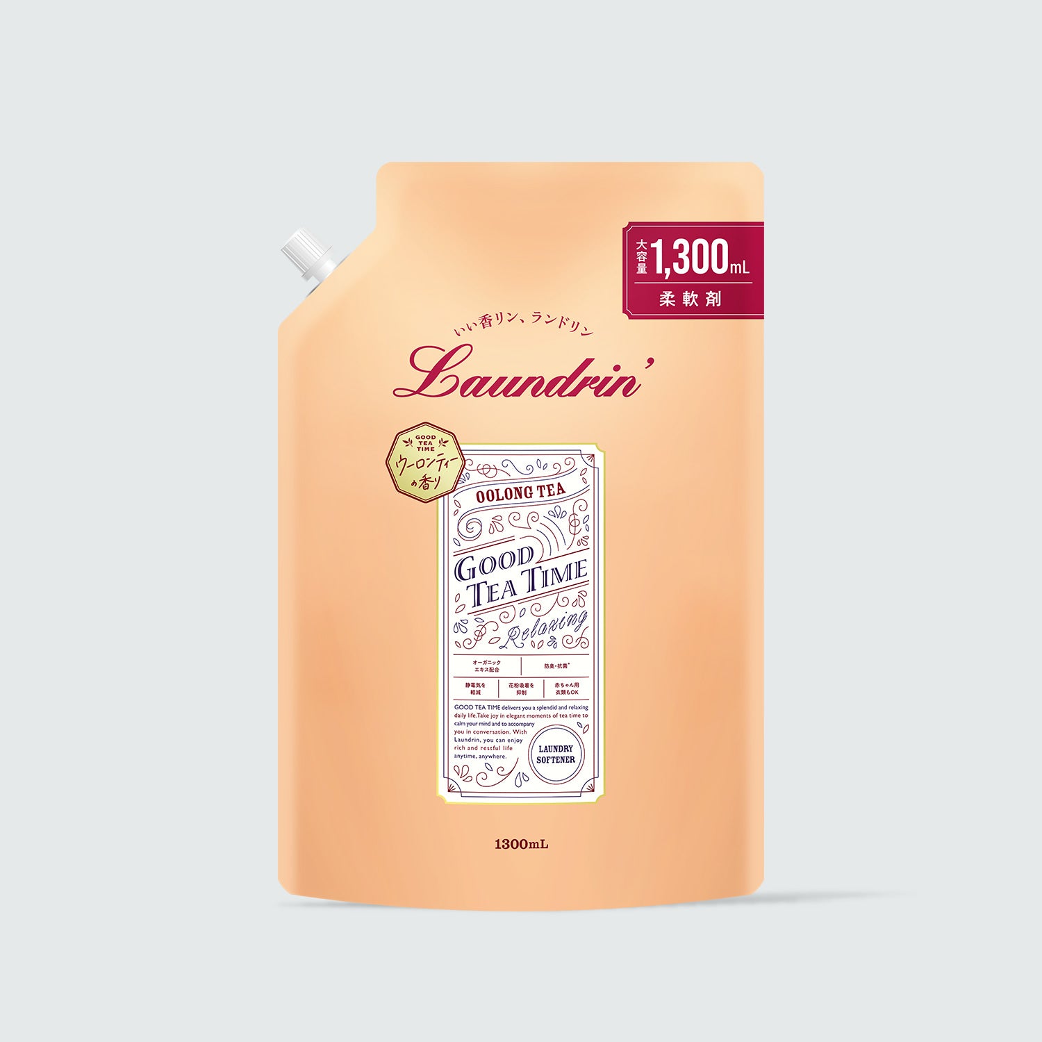 Laundrin&#39; - ランドリン　グッドティータイム　ウーロンティーの香り　本体6 詰替4 4582469509455-6.jpg