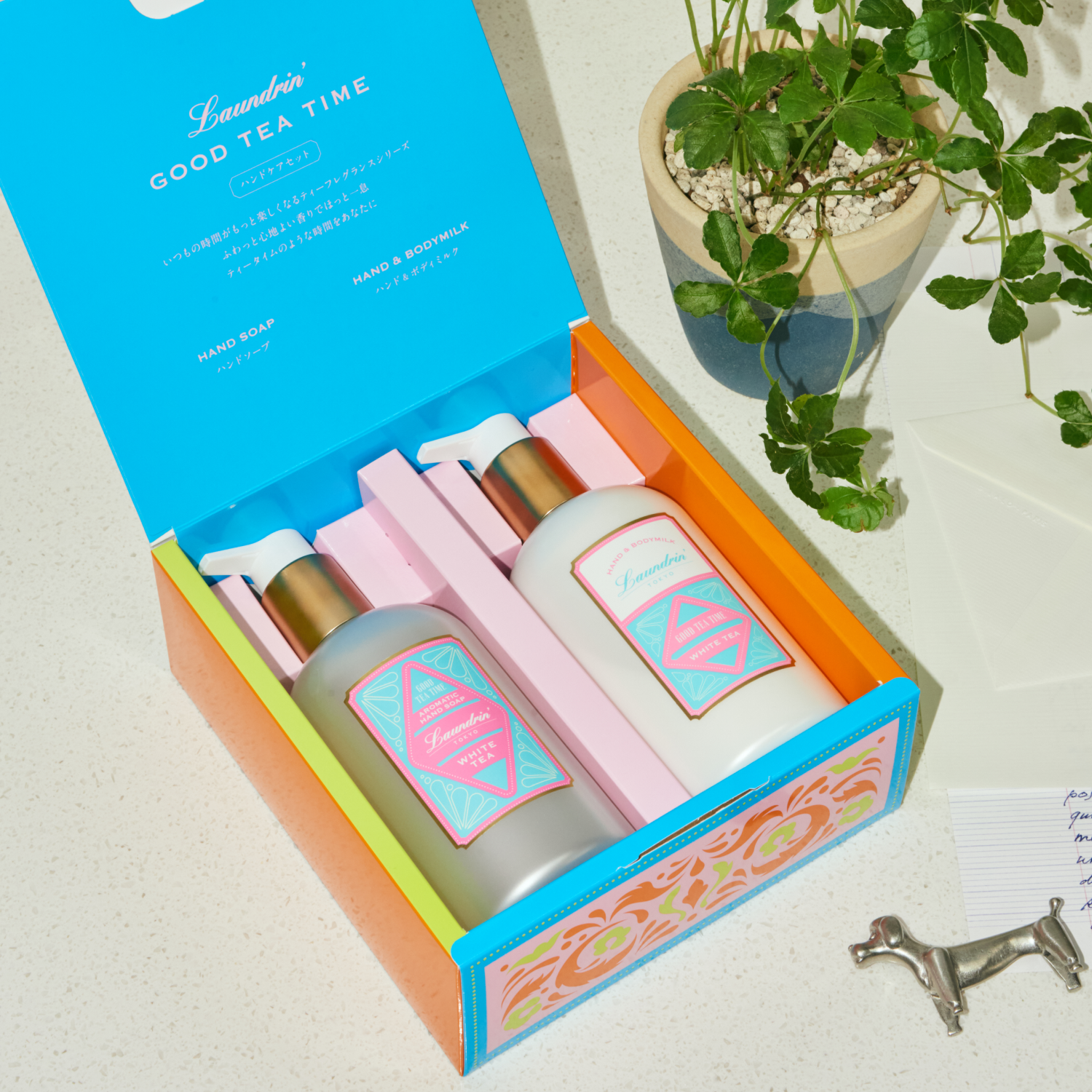 ランドリンTEA ハンド&ボディケアセット ホワイトティーの香り – Laundrin