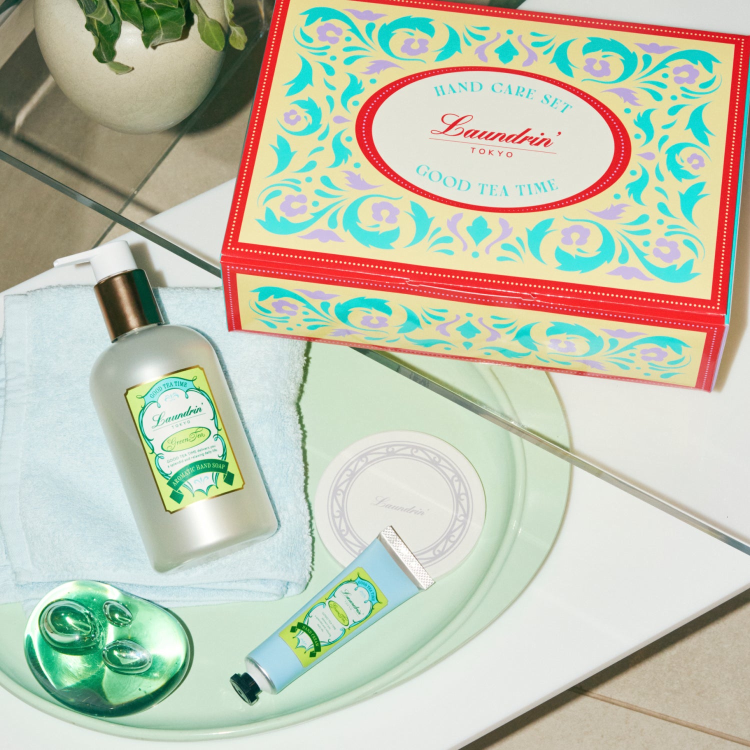 ランドリンTEA ハンドケアセット グリーンティーの香り – Laundrin