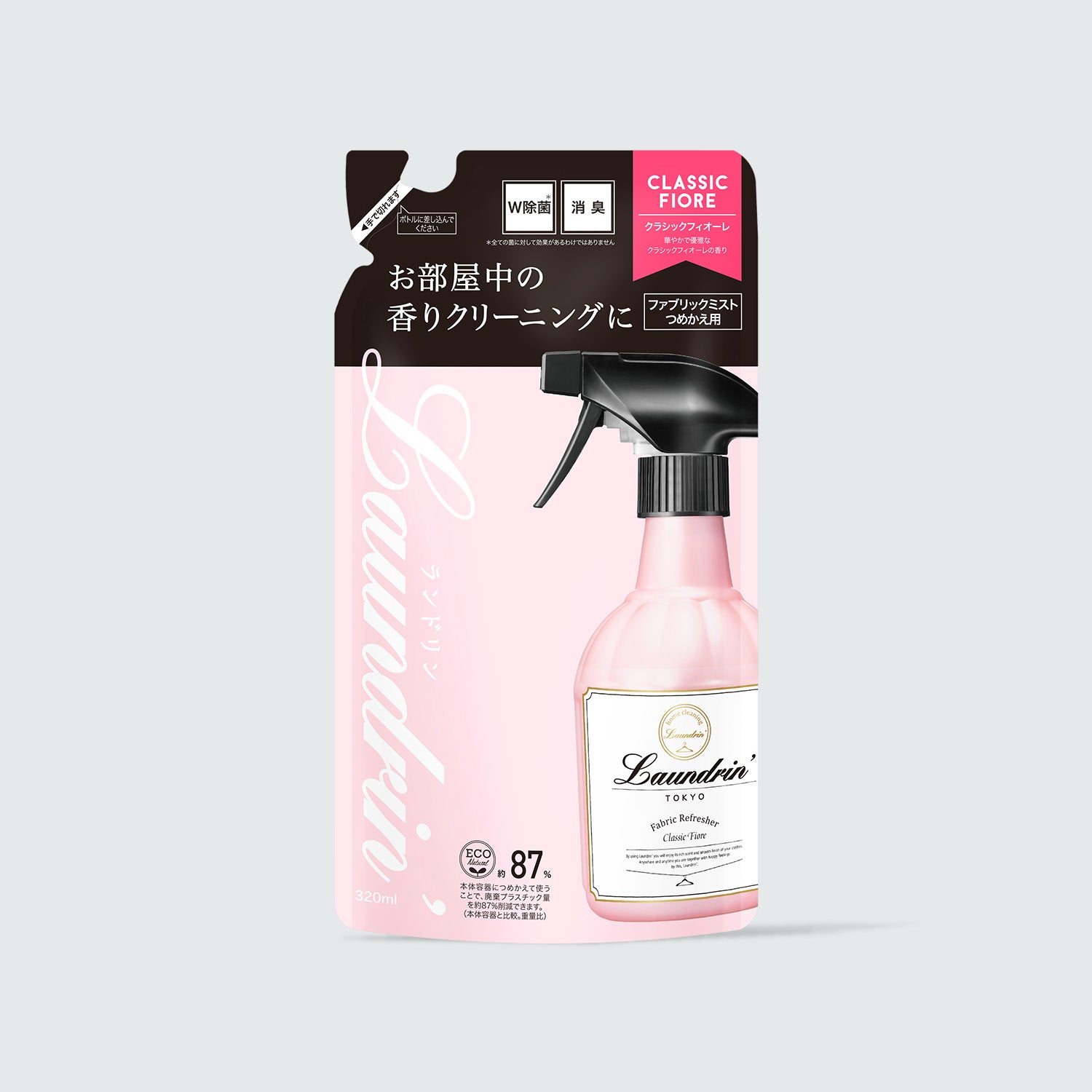 ファブリックミスト 詰め替え クラシックフィオーレ 320mL｜ランドリン